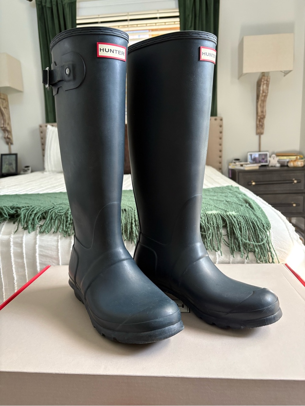 Women’s Tall Hunter Boots - Navy Blue